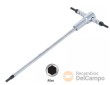 Destornillador con mango en "t" allen, h2,5 x 100 mm.