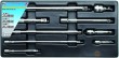 @ estuche 9 alargaderas cabeza redondeada 15º cromadas 1/4" (50 -100 -225 mm.) + 3/8" ( 75 - 150 - 225 mm.) + 1/2" (50 - 125 - 250 mm), kraftmann