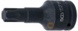 Vaso largo 3/4" de impacto con punta torx, t90 x 100 mm.