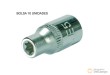 Bolsa 10 vasos cortos 1/4" torx tipo-e, e-5