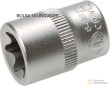 Bolsa 10 vasos cortos 3/8" torx tipo-e, e-16