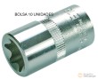 Bolsa 10 vasos cortos 3/8" torx tipo-e, e-18