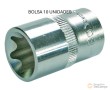 Bolsa 10 vasos cortos 1/2" torx tipo-e, e-20