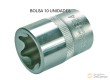 Bolsa 10 vasos cortos 1/2" torx tipo-e, e-24