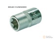 Bolsa 10 vasos cortos 1/4" torx tipo-e, e-10