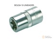 Bolsa 10 vasos cortos 1/2" torx tipo e, e-16