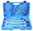 Estuche 13 llaves combinadas angulo 0º, 72 d. (8 - 32 mm)