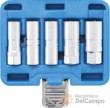 Estuche 5 vasos largos 1/2" hex. (14 - 16 - 16 pared delgada - 18 - 21 mm.)