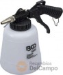 Pistola chorreadora de aire comprimido de soda para limpieza/eliminacion de pinturas, barnices, etc.., deposito 1.000 ml.