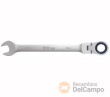 @ llave combinada de carraca angulo 0º, articulada 180º, 72d., 11 mm