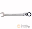 @ llave combinada de carraca angulo 0º, articulada 180º, 72d., 17 mm
