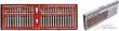 Estuche 54 puntas para culatas ( allen + xzn + torx - torx-h / 30 & 75 mm.)