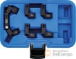 Estuche 5 llaves 3/8" bihexagonales para aflojar / apretar tuberias flexibles (11 -13 - 14 - 15 - 17 mm)