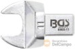 Llave insertable de boca abierta., 11 mm.