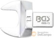 Llave insertable de boca abierta., 13 mm.
