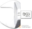 Llave insertable de boca abierta., 19 mm.