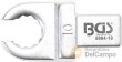 Llave insertable de anillo abierta bihex., 10 mm.
