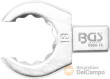 Llave insertable de anillo abierta bihex., 18 mm.