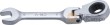 Mini-llave combinada de carraca articulada angulo 0º, 72 d. bihex., 8 mm