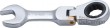 Mini-llave combinada de carraca articulada angulo 0º, 72 d. bihex., 15 mm