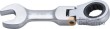 Mini-llave combinada de carraca articulada angulo 0º, 72 d. bihex., 18 mm