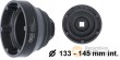 Vaso impacto 1”de 6 almenas int. ø 133 x 145 mm.int. x ø 147,5 mm.ext. para sustitución de tuerca ranurada de eje delantero tga (v9821-01) de camion man