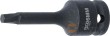 Vaso de impacto 1/2" con punta extractora de tornillos allen defectuoso, 6 mm.