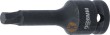 Vaso de impacto 1/2" con punta extractora de tornillos allen defectuoso, 8 mm.