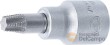 Vaso corto 3/8" para extracción de tornillos defectuosos torx, t40