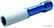 Vaso largo 1/2" impacto de aluminio c/protector, 17 x 150 mm