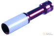 Vaso largo 1/2" impacto de aluminio c/protector, 21 x 150 mm