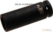 Bolsa 10 vasos largos 1/2" impacto hex. "protorque", 19 mm.
