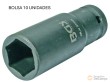 Bolsa 10 vasos largos 1/2" impacto hex."protorque", 21 mm.