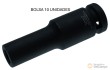 Bolsa 10 vasos largos 1/2" impacto hex. *protorque* 9 mm.