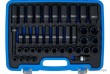 Estuche 40 vasos cortos y largos 1/2" impacto hex. (9 - 30 x 38 mm./ 9 - 30 x 75 mm.) *protorque
