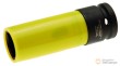Vaso largo 1/2" hex. de impacto c/protector plástico, 19 mm