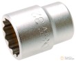 Vaso corto 3/4" bihex. "protorque", 33 mm