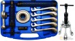 Estuche extractor hidraulico 10 tn. para eje de dirección, 120 - 215 mm.