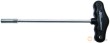 Llave de vaso hex. en "t" , 6 x 230 mm.