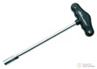 Llave de vaso hex. en "t", 10 x 230 mm.