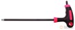 Llave acodada mango en *t* doble torx, h ,t20 x 145 mm., kraftmann