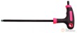 Llave acodada mango en *t* allen bola, h7 x 150 mm., kraftmann