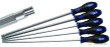 Blister 5 destornilladores extralargos xzn, m4 - m5 - m6 - m8 - m10 x 400 mm