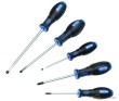 Blister 5 destornilladores profesionales planos y phillips
