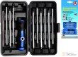 Estuche mango destornillador + 10 varillas reversibles intercambiables (allen bola - torx -plano - ph y pz),kraftmann