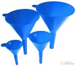 Set de 4 embudos de plastico, kraftmann