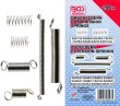 Estuche de 200 muelles de compresión y extensión