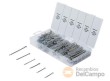 Estuche 555 pasadores de pua de acero inoxidable (ø 1,6 x 25 - 4,0 x 64 mm)
