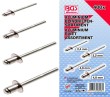 Estuche 400 remaches de aluminio (ø 2,4 - 3,2 - 4,0 - 4,8 mm.)