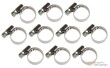 Blister 10 abrazaderas acero inoxidable sin fin, ø 16 x 25 mm.